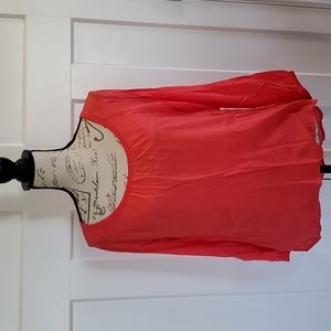 ♦️Loft coral top♦️ 5 for $25